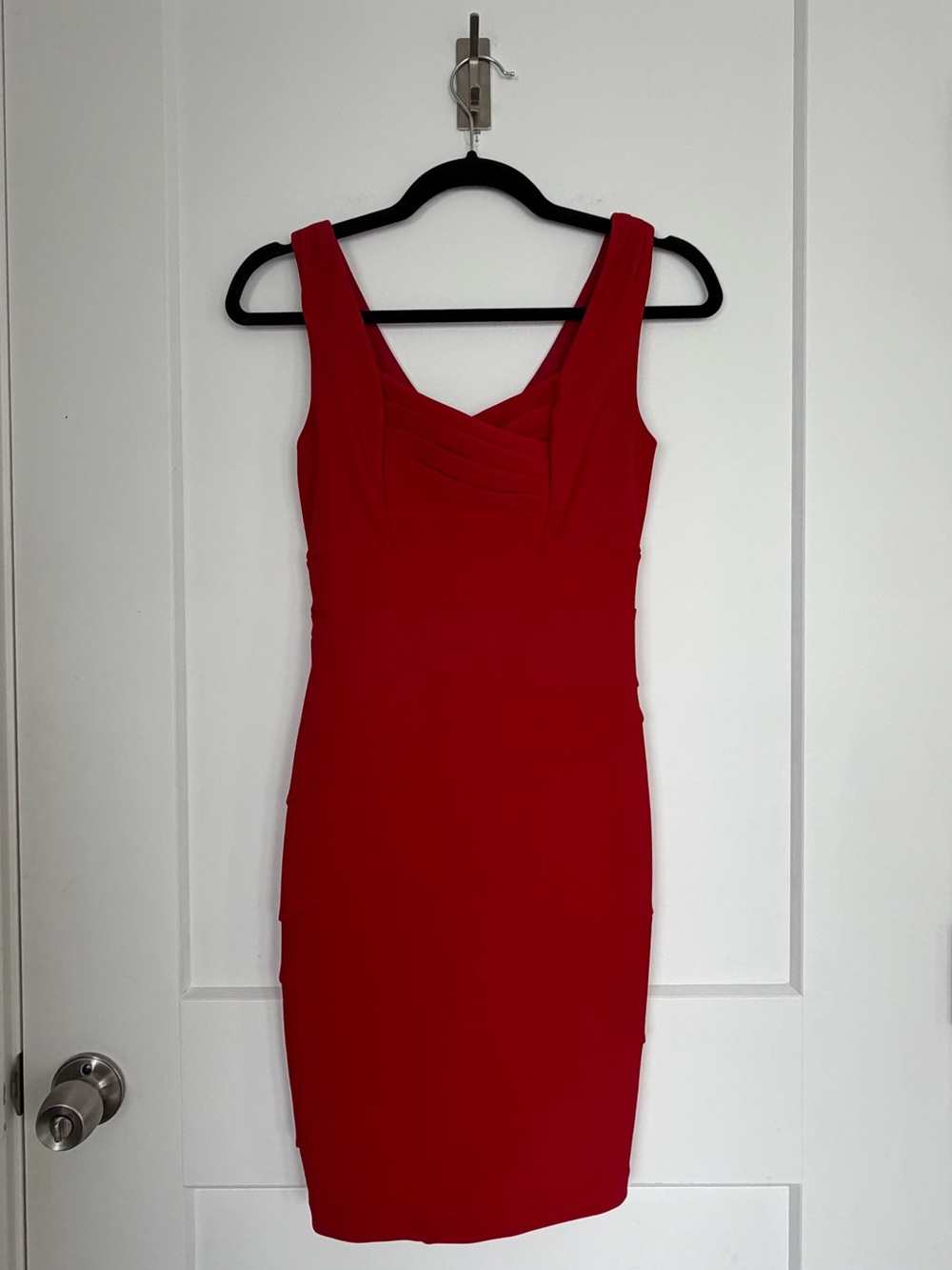 Ruby Rox Red Fitted Sleeveless Dress Juniors size 7